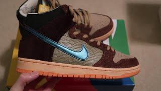 CONCEPTS X NIKE SB DUNK HIGH "TURDUNKEN" SNEAKER UNBOXING