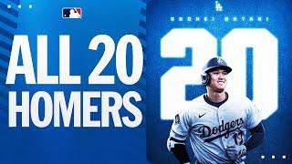 ALL 20 HOMERS: Shohei Ohtani went yard to become first player with 20 homers in 2025!