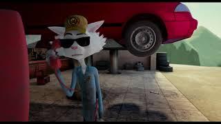 Rock Dog 3: Battle the Beat (2023 movie clip) Angus at the garage