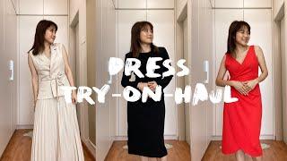 My first Try-On Haul  Trying on dresses from Zara & H&M 