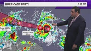 Hurricane Beryl forms, Storms possible in Memphis