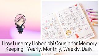 How I use my Hobo Cousin for Memory Keeping.