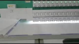 176 Needle mini schiffli Embroidery machine from baba