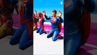 SPIDER-MAN AND HULK SAVES BABY #spiderman #gta5 #short