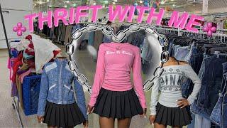 THRIFT WITH ME  my best thrift of the year (y2k juicy couture, vs pink, vintage guess & more)