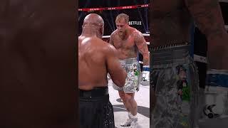 Jake Paul bows to Mike Tyson at the end of the match #PaulTyson