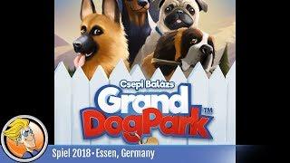 Grand Dog Park — game overview at SPIEL '18