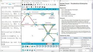 12.5.13 Packet Tracer - Troubleshoot Enterprise Networks