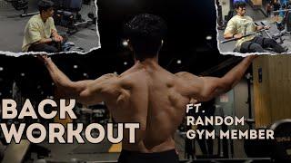 back workout with a guy