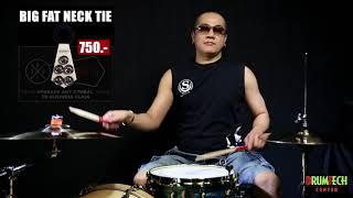 Big Fat Neck Tie   Review by Ekk Hirunwinyoo at drumtech  02 203 1110 www drumtechcenterthailand com