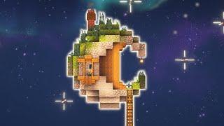 Minecraft | How to build a fantasy moon starter base