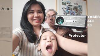 Yaber Ace K1 projector | entertainment with Happy Dutch Family