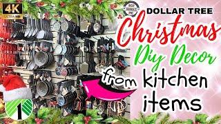 Christmas Crafts using kitchen items | Dollar Tree Christmas DIY