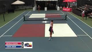 Michelle Esquivel VS Simone Jardim Women's Open Single Gold 2019 Texas Open Pickleball Championship