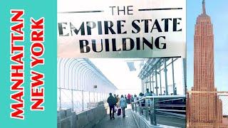 THE EMPIRE STATE BUILDING TOUR, MANHATTAN NEW YORK | BEAUTIFUL VIEW OF NEW YORK FROM THE 86th FLOOR