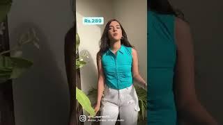 Myntra Tops Under Rs.300 only  #shorts #youtubeshorts