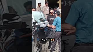 Ajay Devgn  Spotted at Kalina Airport #ajaydevgan #airportlook #bollywoodcelebritynews #singham3
