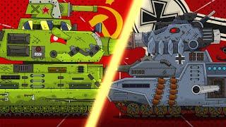 NEW SOVIET MONSTER IS READY FOR FIGHT !? Battle of two leveled up steel GIANTS !