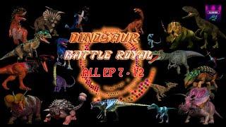 Dinosaur Battle Royal  ALL 7 - 12 #dinosaursbattles #dinosaur #dinosaurs #jurassicworld