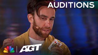 Unleashing magic: witness Magic Mike Jacobson's INCREDIBLE audition | Auditions | AGT 2023