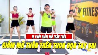 Giảm mỡ thân trên thon gọn tay vai ĐƠN GIẢN phù hợp với Chị Em Phụ Nữ  Bài Tập Giảm Mỡ Toàn Thân