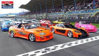 Dutch JDM Car Scene - Flames & Accelerations!