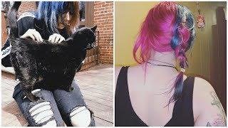 Half and half hair | Lizzy Bizzy