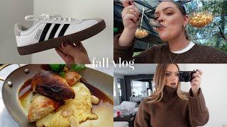 FALL VLOG  fall try on haul, decor shop with me, cooking tamales, new candles & lunch with mom