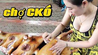 Chợ CKÓ chuyên bán buôn bán lẻ đông khách nhất MIỀN BẮC ngày mưa gió là đây