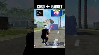 Kord + Gadget  M249 X VS Kord - Best Weapon Combination | Fast Gloo Wall Destroy #srikantaff