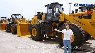 5 Units LONKING CDM863N Wheel Loader Shipping to UAE