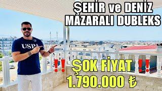 SATILDI ACİL SATILIK DENİZ MANZARALI YAZLIK 2+1 DAİRE FİYATINA 4+1 DUBLEKS