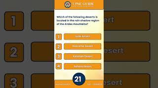 UPSC Prelims MCQ Quiz by UPSC Guide | Polity, History, Economy, Geography & More