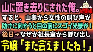 【感動する話】会社の慰安旅行で上司の悪ふざけでクマの出る山中に置き去り→すると「誰か助けて！」女性の悲鳴が聞こえ命懸けで助けた結果…（泣ける話）感動ストーリー朗読