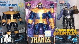 Marvel Legends THANOS WITH INFINITY GAUNTLET Walmart Exclusive BAF Repaint - Comparison