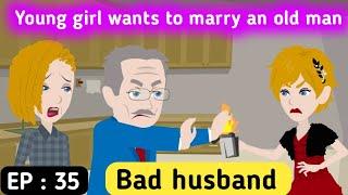 Bad husband part 35 | English story | English learning story | Learn English | Sunshine English