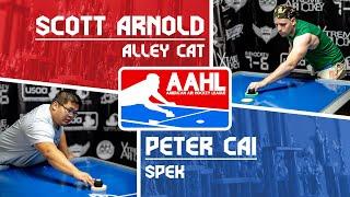 Peter Cai VS Scott Arnold | Set 1 Highlights | Air Hockey Pro League 2024