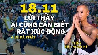 Thầy Thích Minh Tuệ Ngưng Khất Thực, lời thầy ai cũng cần biết trước khi đi Gia Lai, rất xúc động