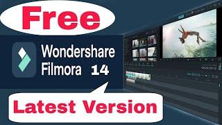 Wondershare Filmora 14, latest version. How to Use freely, No Crack file, User id key | No Watermark