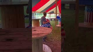 Inside the tent #fireworks #starlitesingers #shanny’splantshack