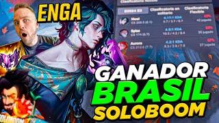 ENGA CAMPEÓN DEL SOLOBOOM 4 BR CON HWEI  *DIOS DE LA MID LANE*