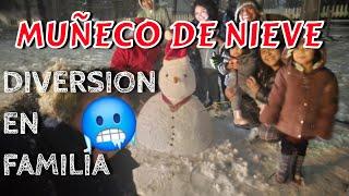 WOWHICÍMOS UN MUÑECO DE NIEVE️Míren Como Como Lo hicimos y Que Paso despues