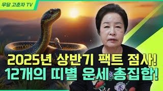 [#2025년 #상반기 #띠별운세] ※NEW 상반기 띠별운세※ 만신이 알려주는 12개의 띠 팩트 점사 총집합! / 예약문의 010. 2338. 0388