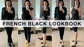 HOW TO WEAR ALL BLACK  I  Chic Over 40  I  French Inspiration Lookbook