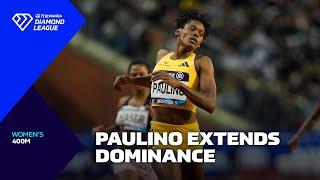 Marileidy Paulino rockets to ANOTHER Diamond Trophy in the 400m - Wanda Diamond League 2024