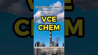 Everything you need to know about fuels for VCE CHEM in 60 seconds!