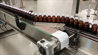 Pharmaceutical Bottle Washing + Filling + Capping + Labeling Line