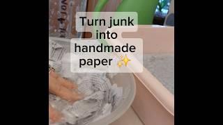 Handmade Paper out of Junk Part 1: Making the Pulp and Pulling Sheets #paperlove #diy #spoonielife