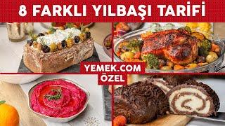 Yemek.com Özel: 8 Farklı Tarifle Kocaman Bir Yılbaşı Sofrası Kurduk! / Yılbaşı Menüsü