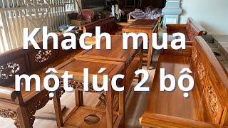 Bộ Trường kỷ giao khách Bình Dương l Đồ gỗ nhân khang